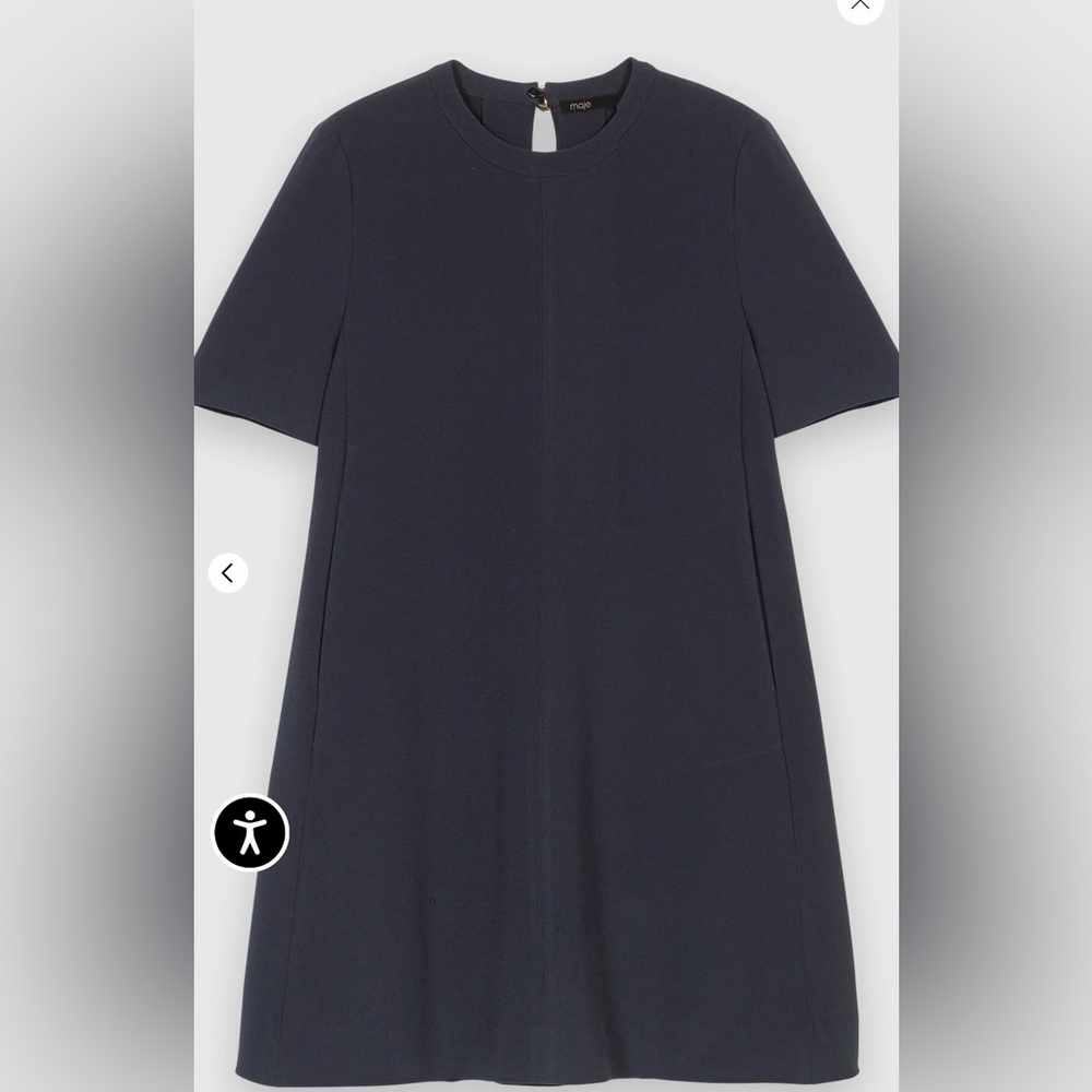 Maje Dark Blue Mini Dress